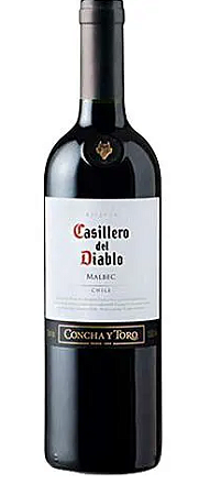 Vinho chileno Casillero del Diablo malbec 750ml